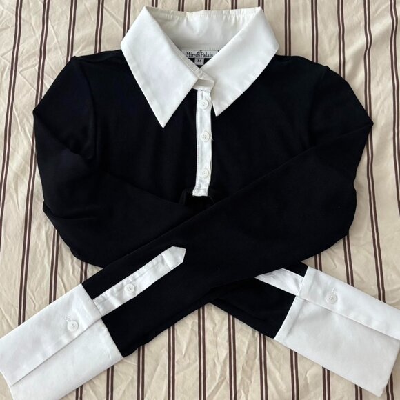 Mirror Palais Cropped Polo Shirt - Picture 1 of 1